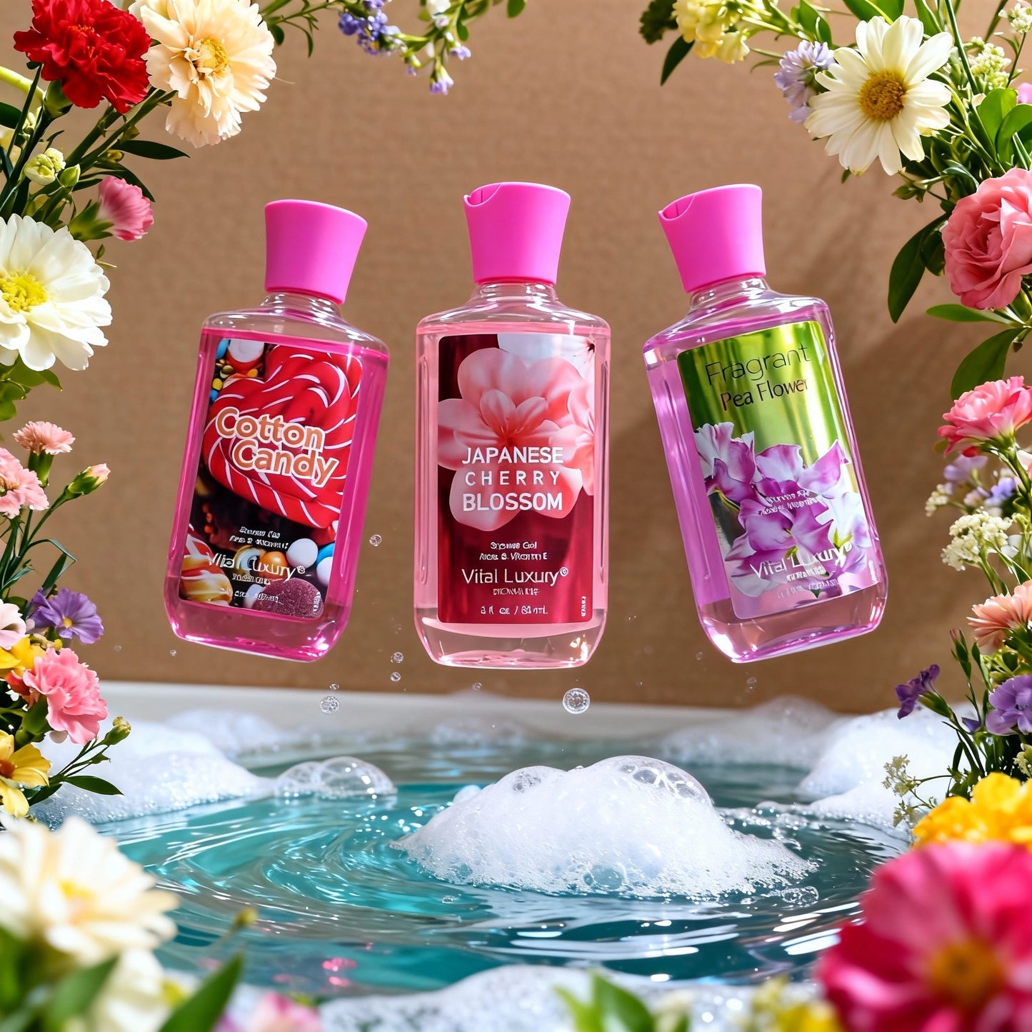 Bathing Travel Shower Gel, Various Scented Shower Gels And Home Fragrance Oils, Perfect Gifts For Birthdays And Mother'S Day, Delightful Surprises. Christmas Gifts